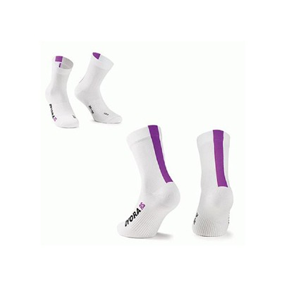 아소스 디오라 RS 양말 1사이즈 DYORA RS Socks white violet