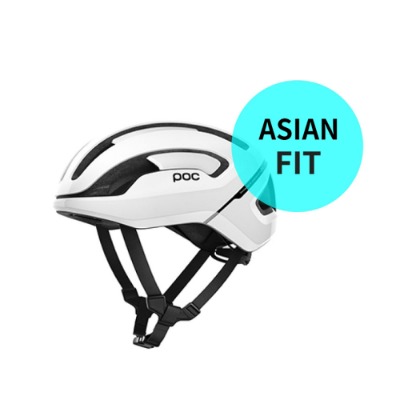 [POC -아시안핏 헬멧] 옴니 에어 스핀 하이드로젠 화이트 자전거 헬멧