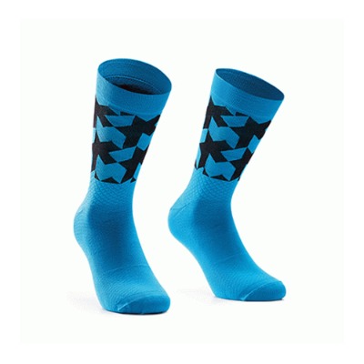 아소스 모노그램 샥 EVO 여름 양말 블루 Monogram Socks EVO Cyber Blue